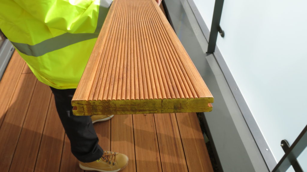Bamboo timber decking board