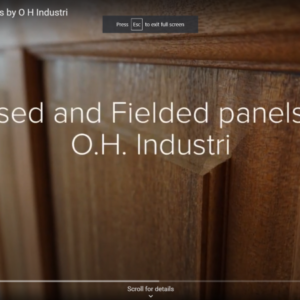 Raised and Fieleded Panels by O H Industri